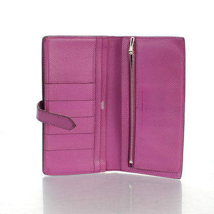Hermes Epsom Bearn Wallet Cyclamen 5 of 14
