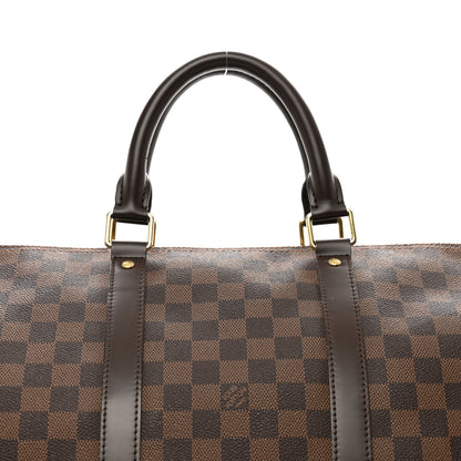 Louis Vuitton Damier Ebene Keepall Bandouliere 55 4 of 8