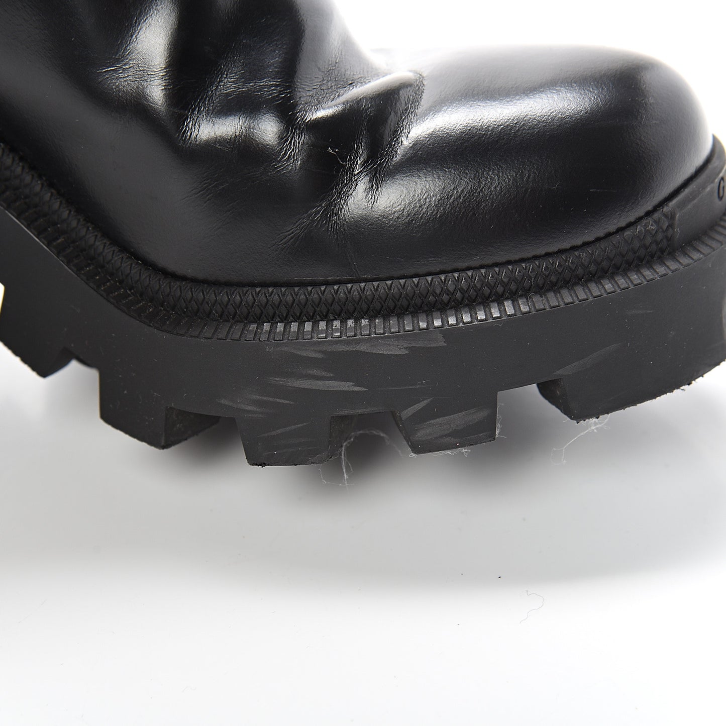Calfskin Crystal GG Trip Chelsea Ankle Boots 37.5 Black