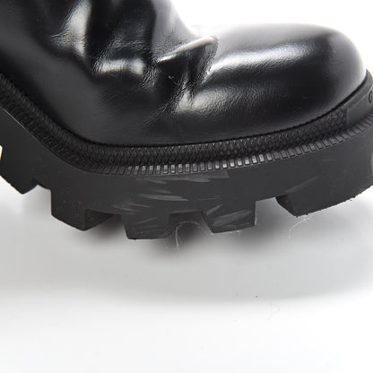 Gucci Calfskin Crystal GG Trip Chelsea Ankle Boots 37.5 Black 10 of 14