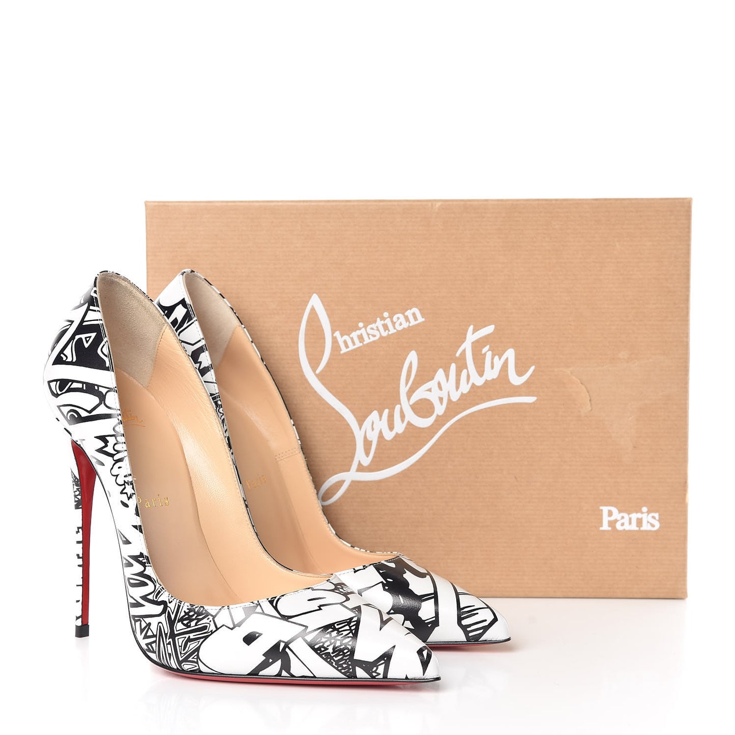 Calfskin WallGraf So Kate 120 Pumps 38 Black White