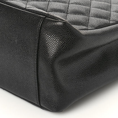 Chanel Caviar Quilted Grand Shopping Tote GST Black 8 of 10