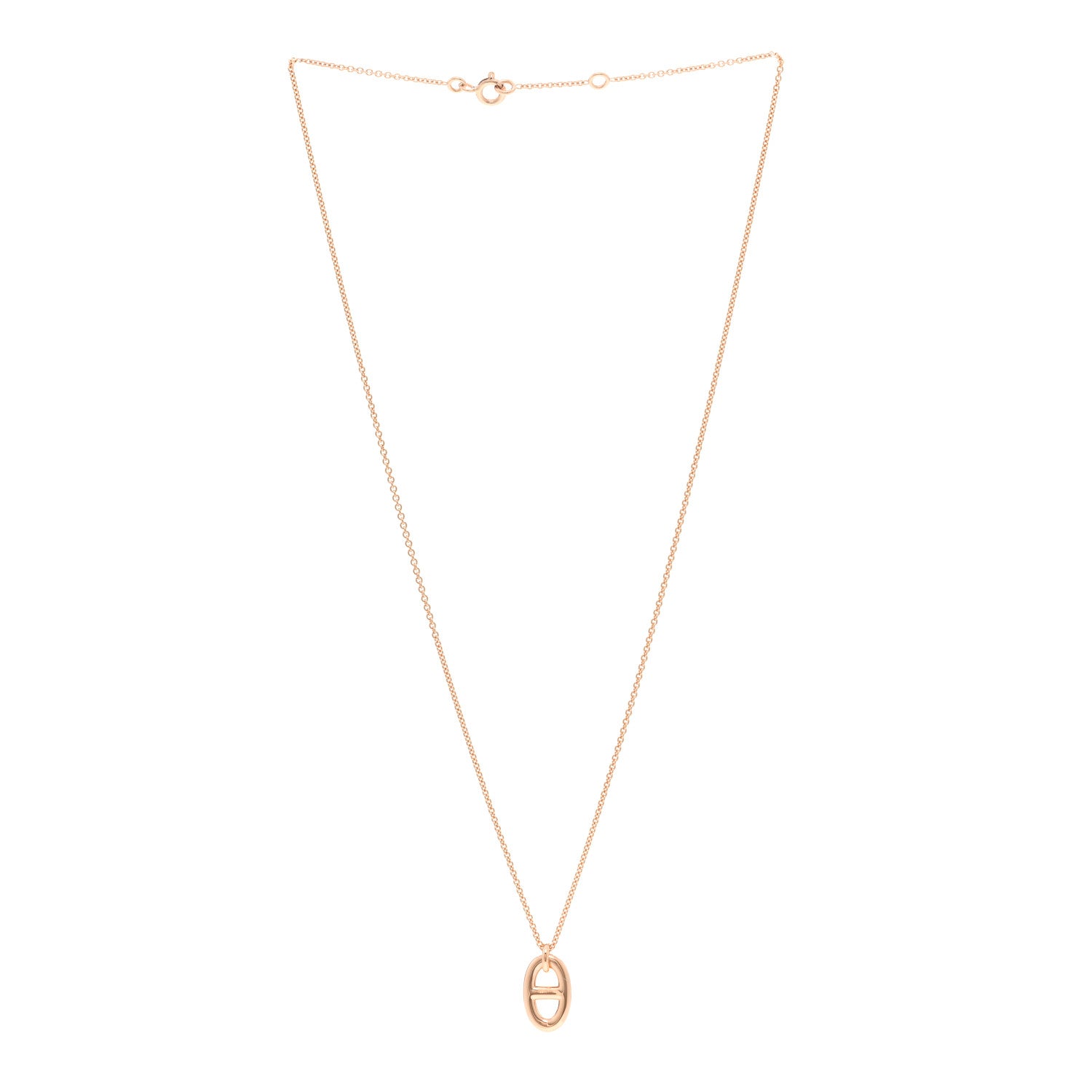 Hermes 18K Rose Gold PM Farandole Pendant Necklace 3 of 5