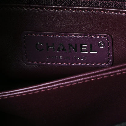 Chanel Caviar Chevron Quilted Mini Coco Handle Flap So Black 6 of 14