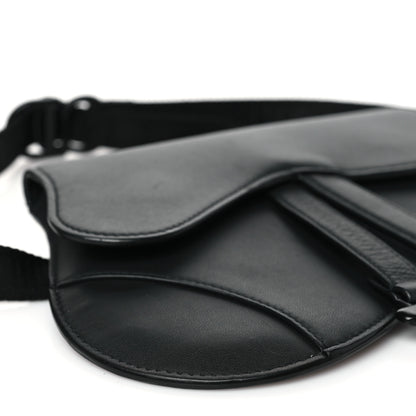 Christian Dior Ultra Matte Calfskin Saddle Belt Bag Black 8 of 9