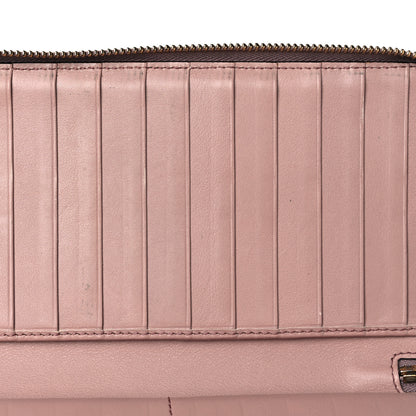Gucci Patent Soho Zip Around Wallet Dark Cipria 16 of 23