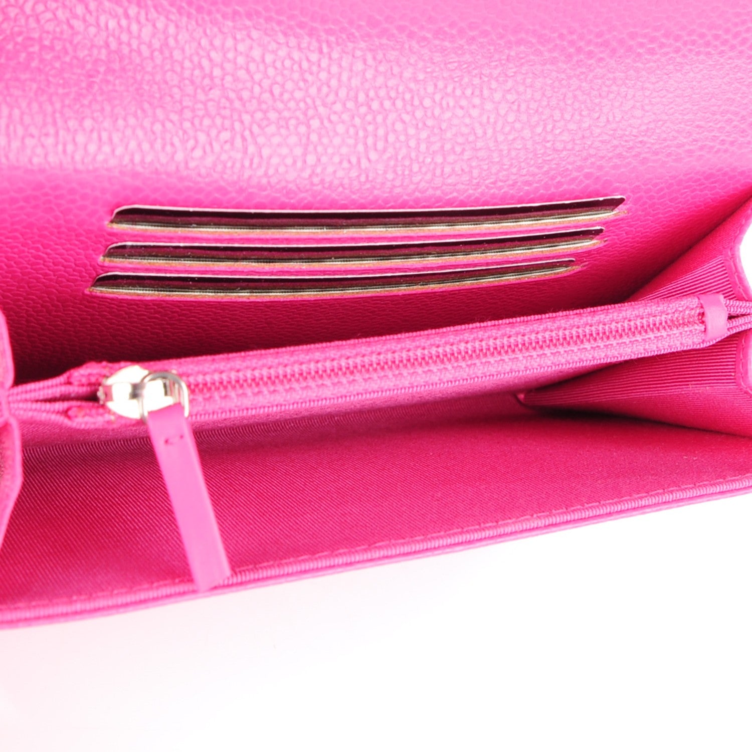 Chanel Caviar Quilted Small Flap Wallet Pink 4 of 7