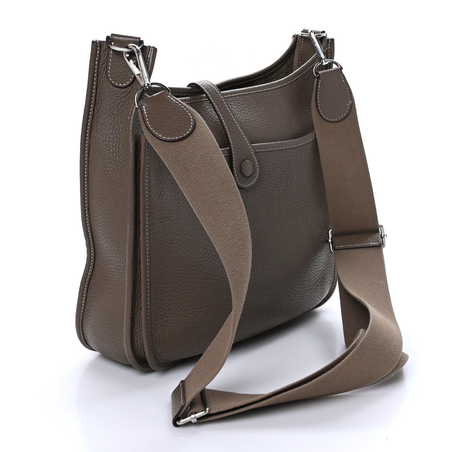 Hermes Taurillon Clemence Evelyne III PM Etoupe 3 of 10
