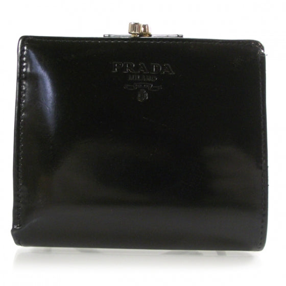 Spazzolato French Wallet Black