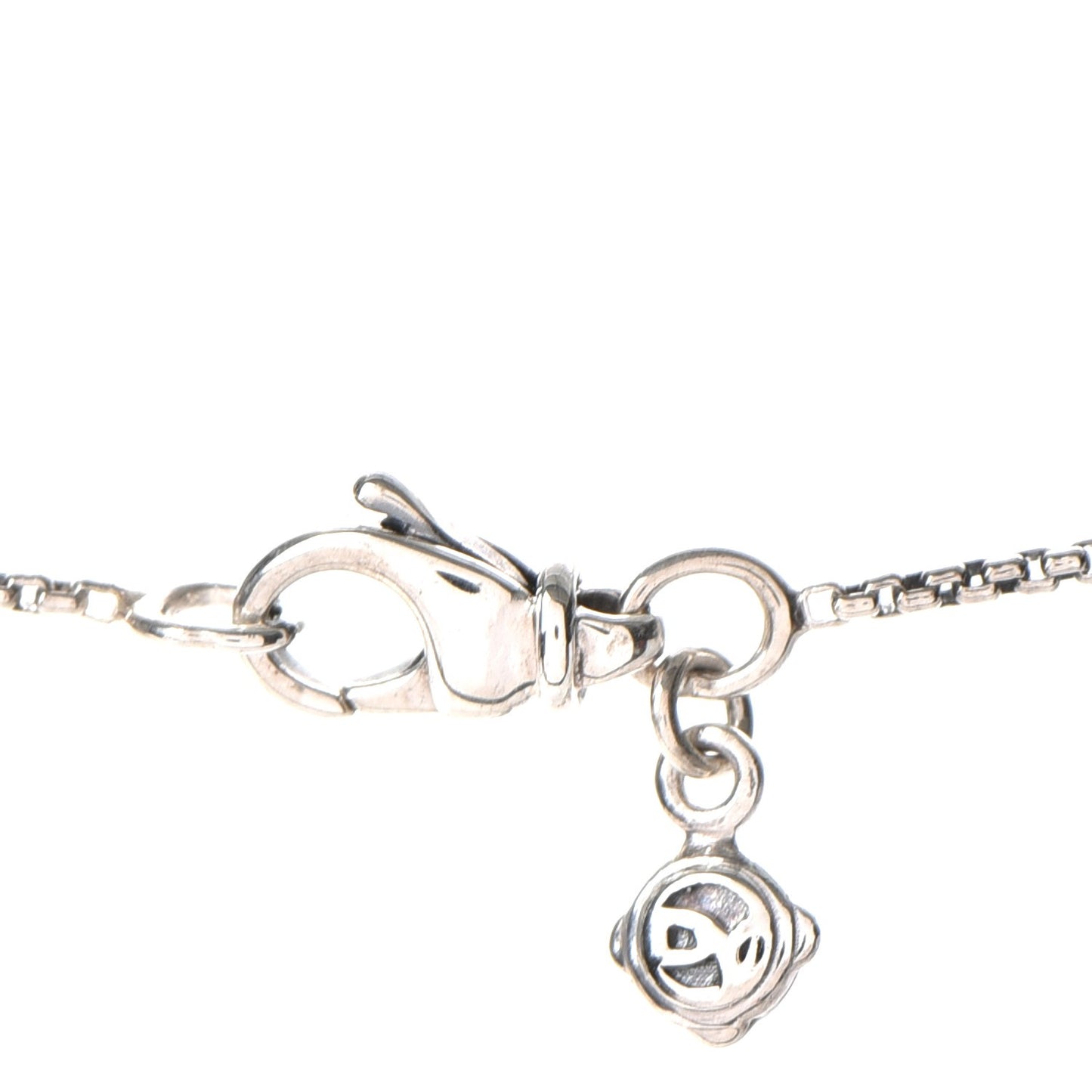 Sterling Silver Diamond Open Heart Cable Necklace