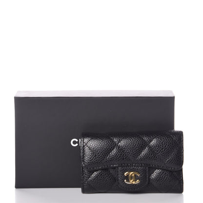 Chanel Caviar Quilted 6 Key Holder Black 9 of 9