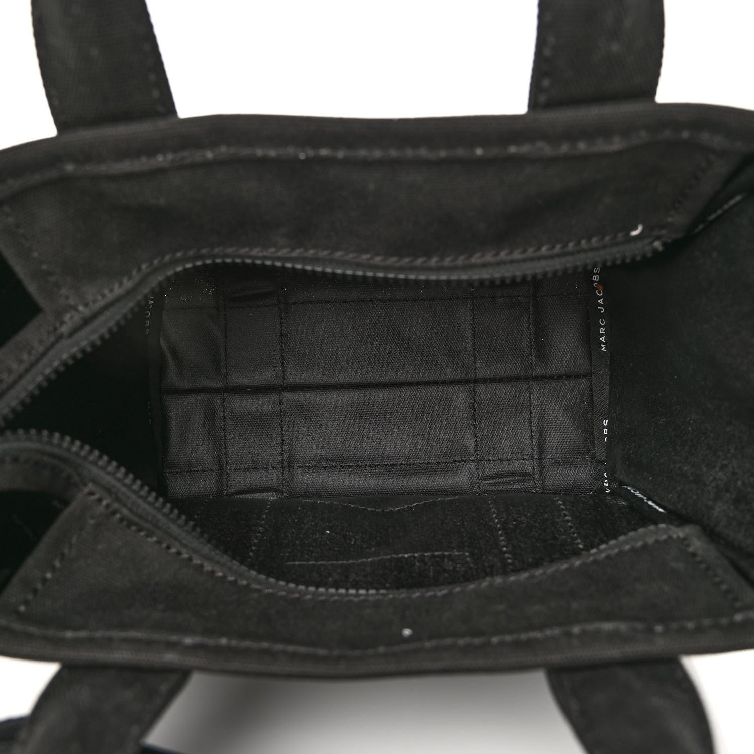 Marc Jacobs Cotton Canvas Small The Traveler Tote Bag Black 5 of 11