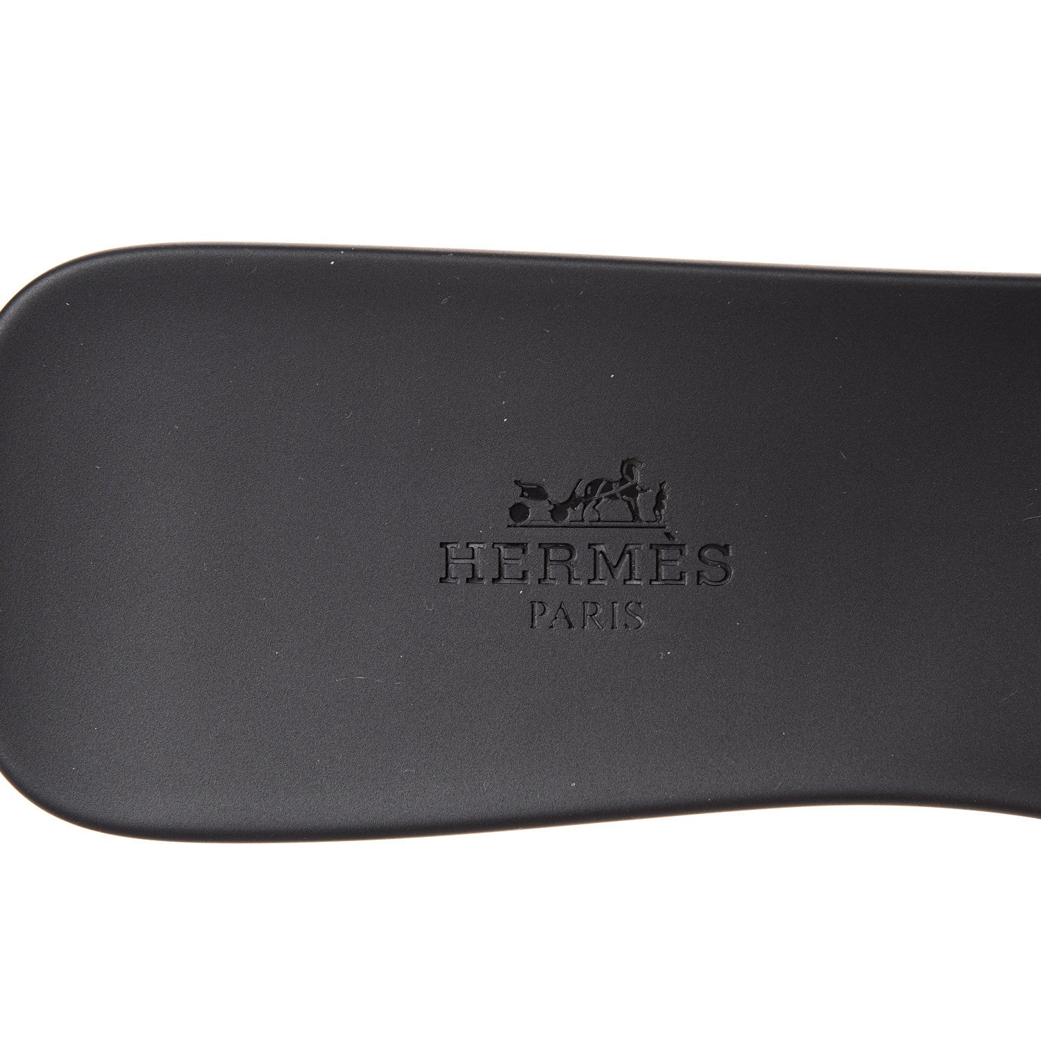 Hermes Rubber Aloha Sandals 41 Black 7 of 8