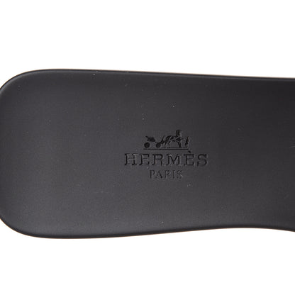 Hermes Rubber Aloha Sandals 41 Black 7 of 8