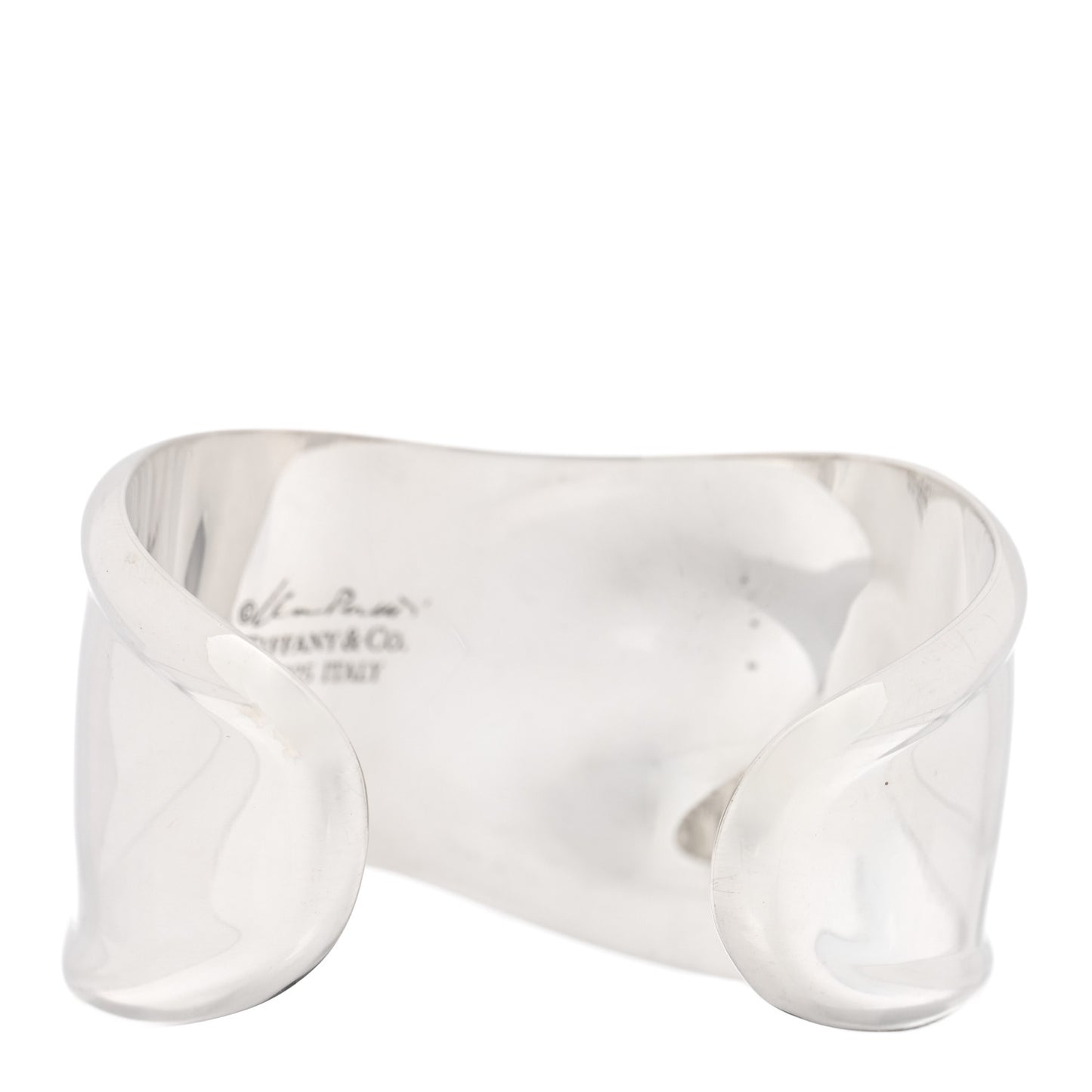 Sterling Silver Small Elsa Peretti Right Wrist Bone Cuff Bracelet