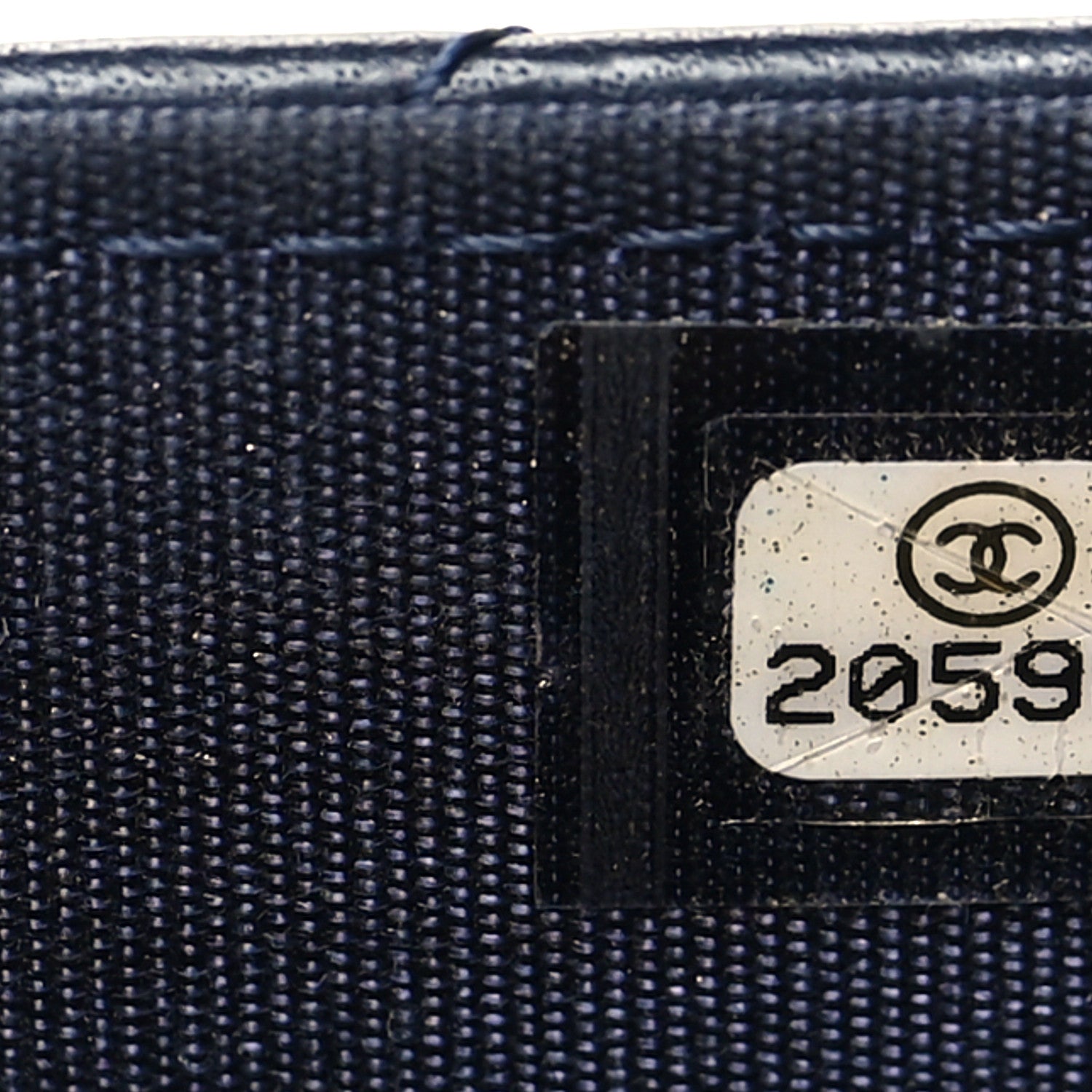 Chanel Lambskin Quilted Boy Wallet On Chain WOC Navy Blue 8 of 16