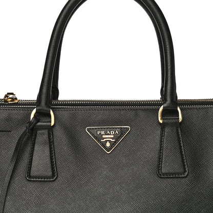 Prada Saffiano Large Galleria Double Zip Tote Black 7 of 24
