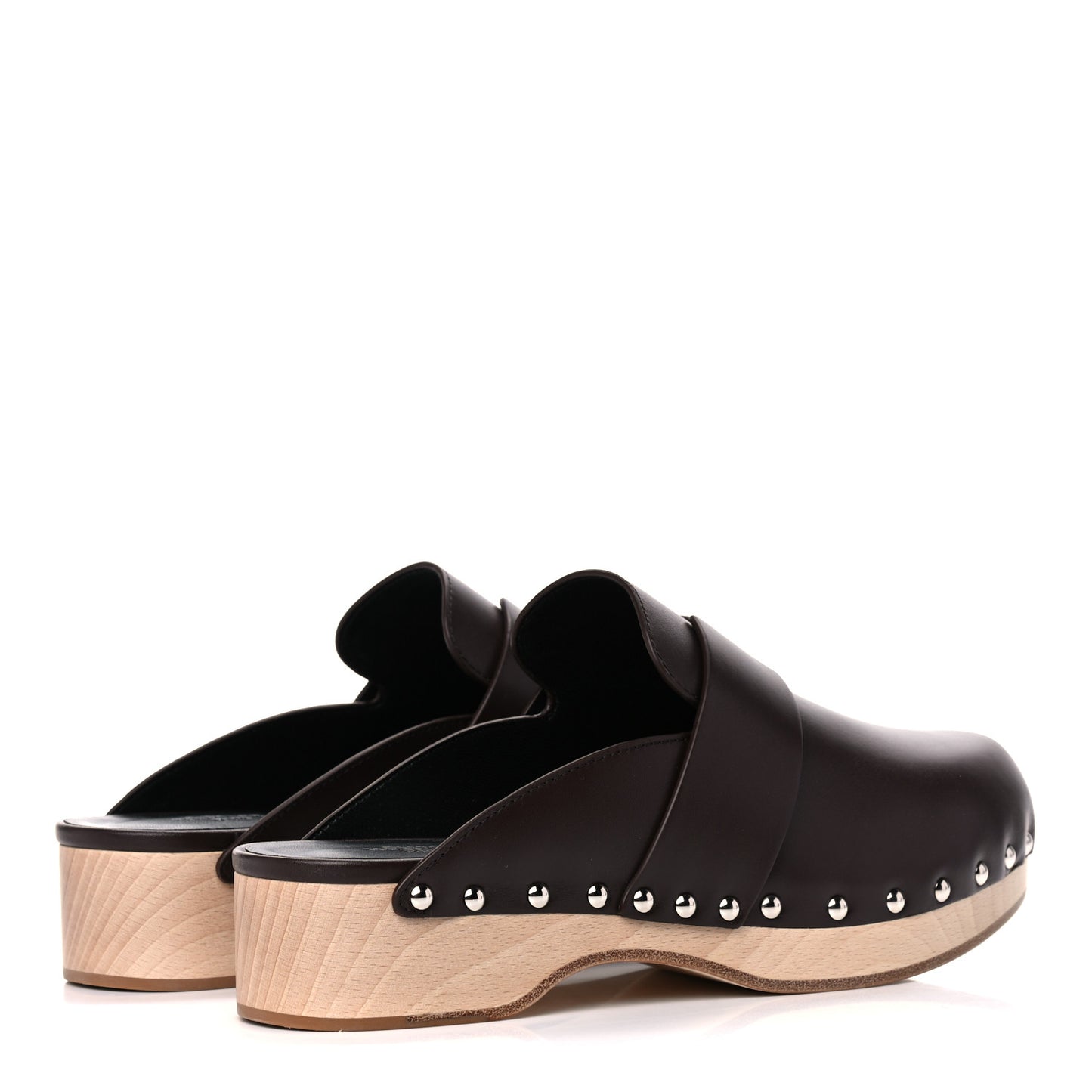 Calfskin Calya Mules 38 Cafe
