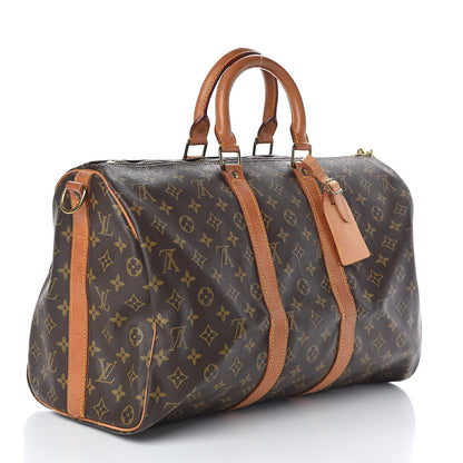 Louis Vuitton Monogram Keepall Bandouliere 45 3 of 12