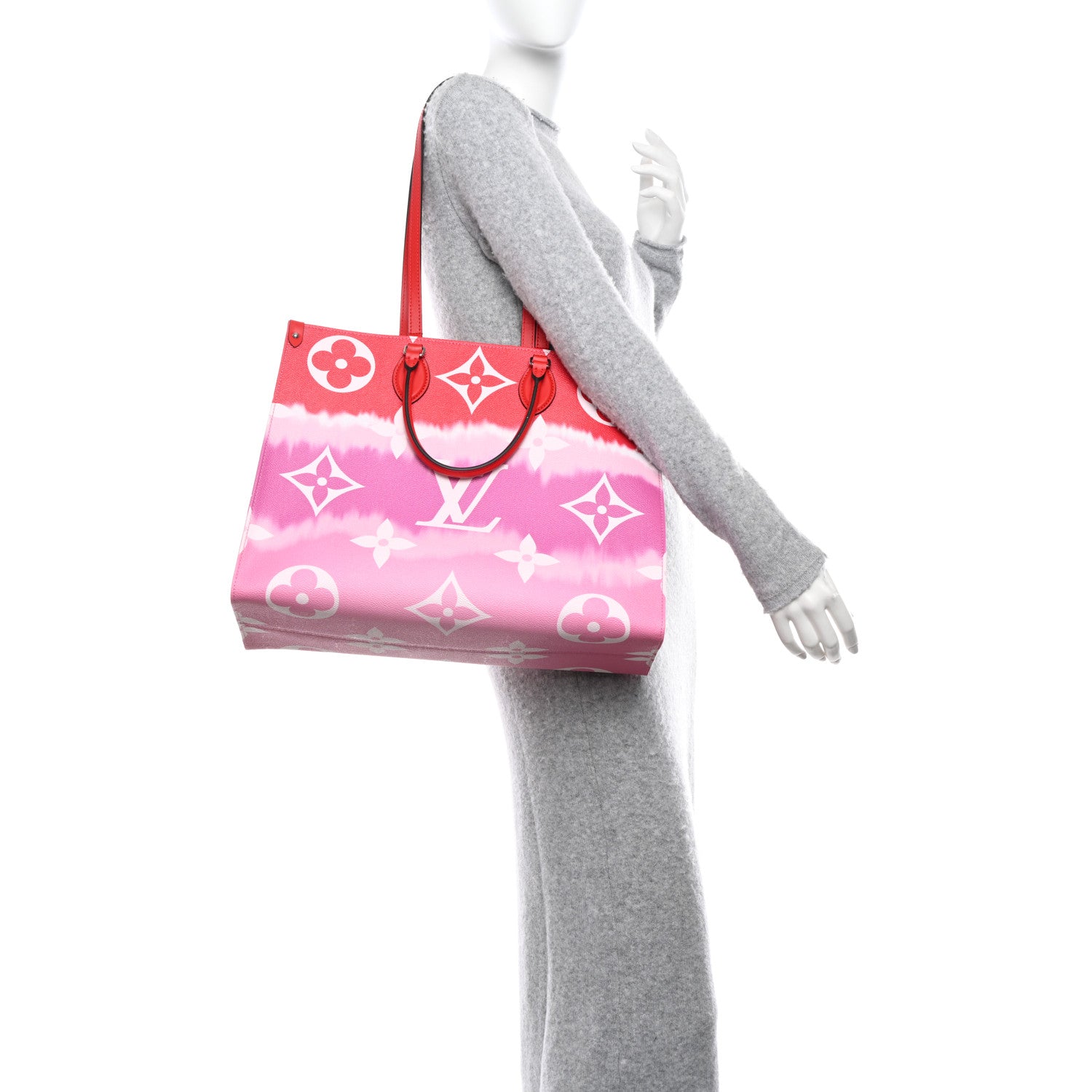 Louis Vuitton Monogram Escale Onthego GM Rouge 2 of 11