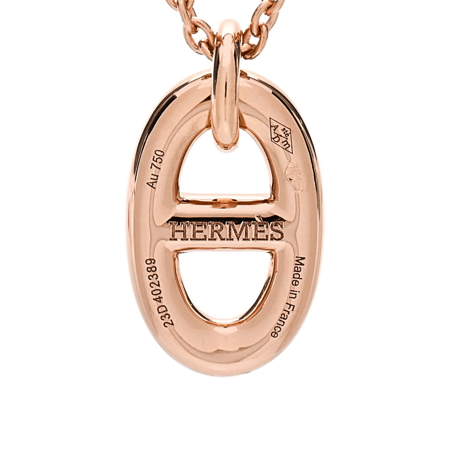 Hermes 18K Rose Gold PM Farandole Pendant Necklace 4 of 6