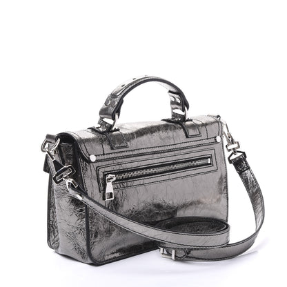 Proenza Schouler Metallic Lambskin Tiny PS1 Satchel Silver 2 of 9