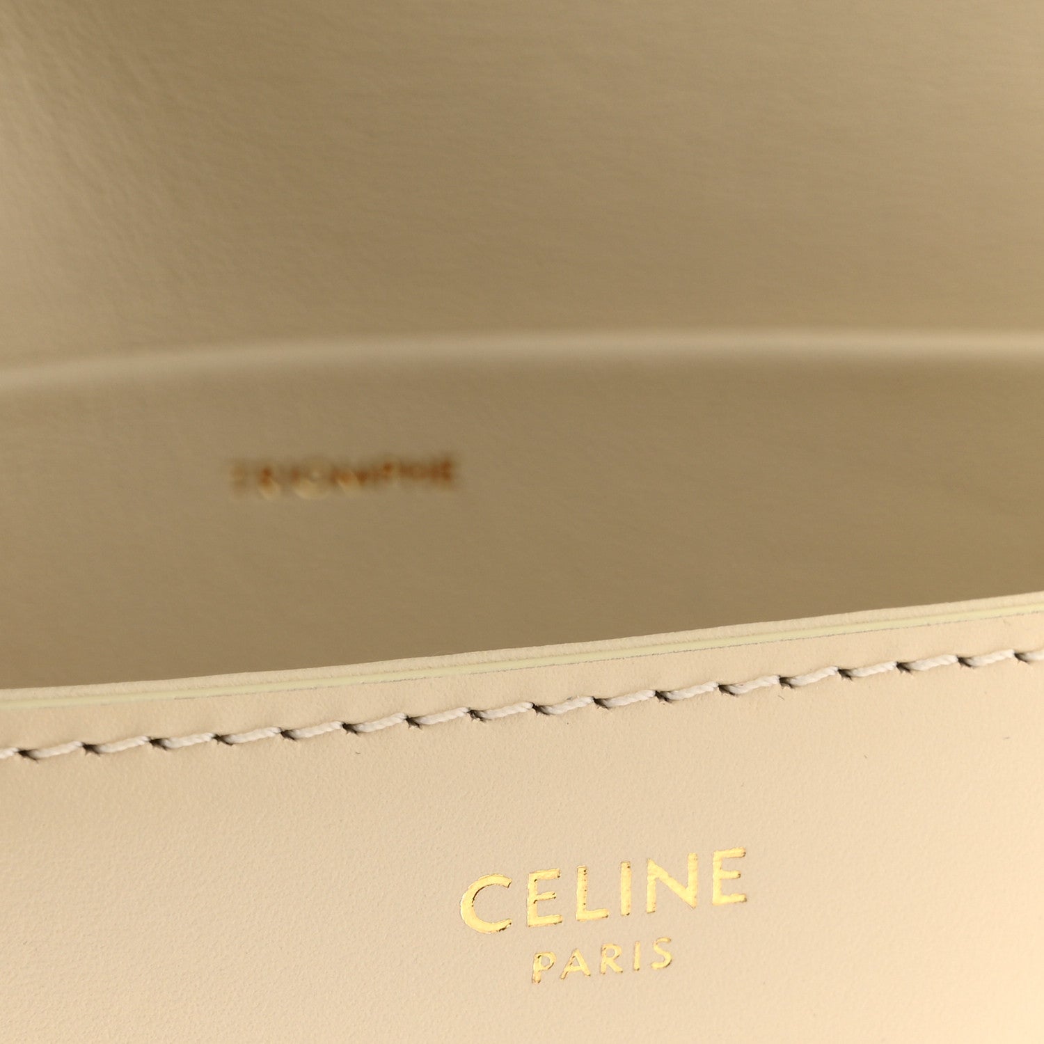 Celine Shiny Calfskin Nano Triomphe Nude 5 of 10
