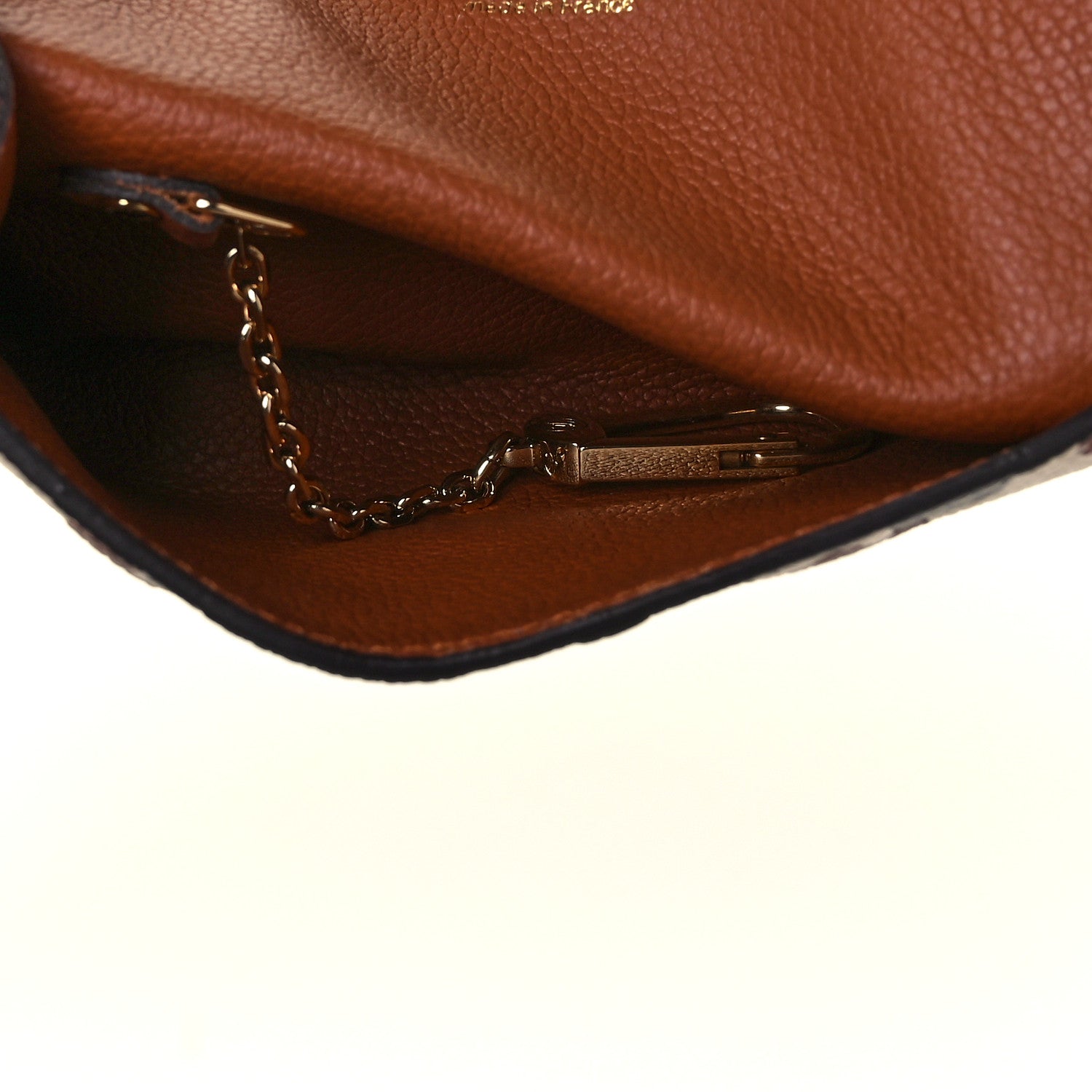 Louis Vuitton Empreinte Monogram Giant Wild At Heart Key Pouch Caramel 5 of 9