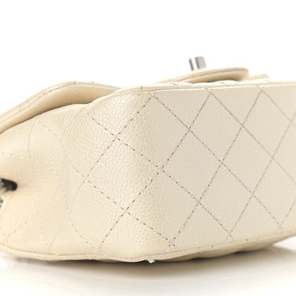 Chanel Iridescent Caviar Quilted Mini Square Flap White 8 of 10