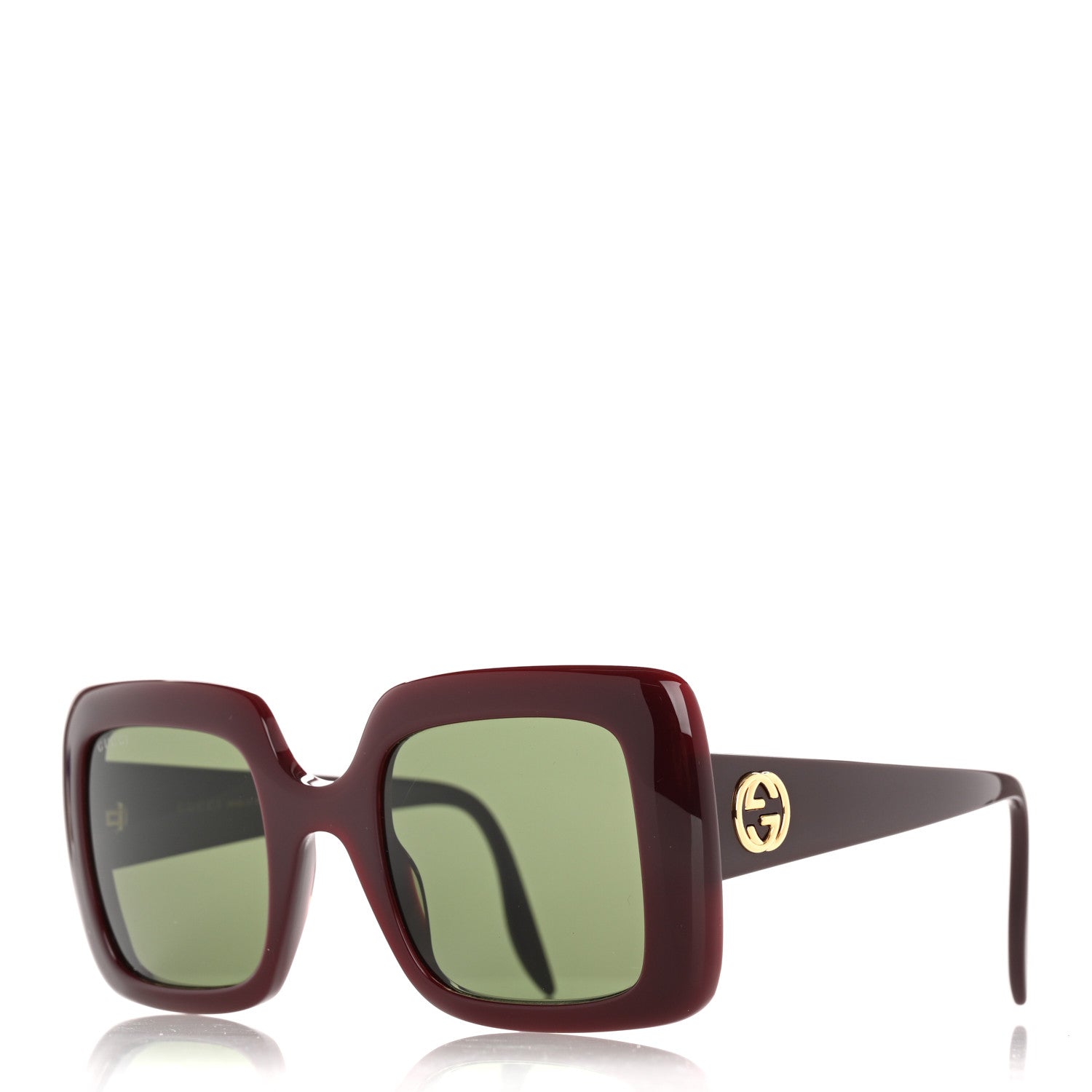 Gucci Acetate Square Frame Sunglasses GG0896S Purple 1 of 10
