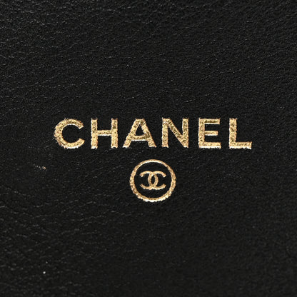 Chanel Calfskin Quilted Mini Coco Mail Clutch with Chain Black 6 of 16