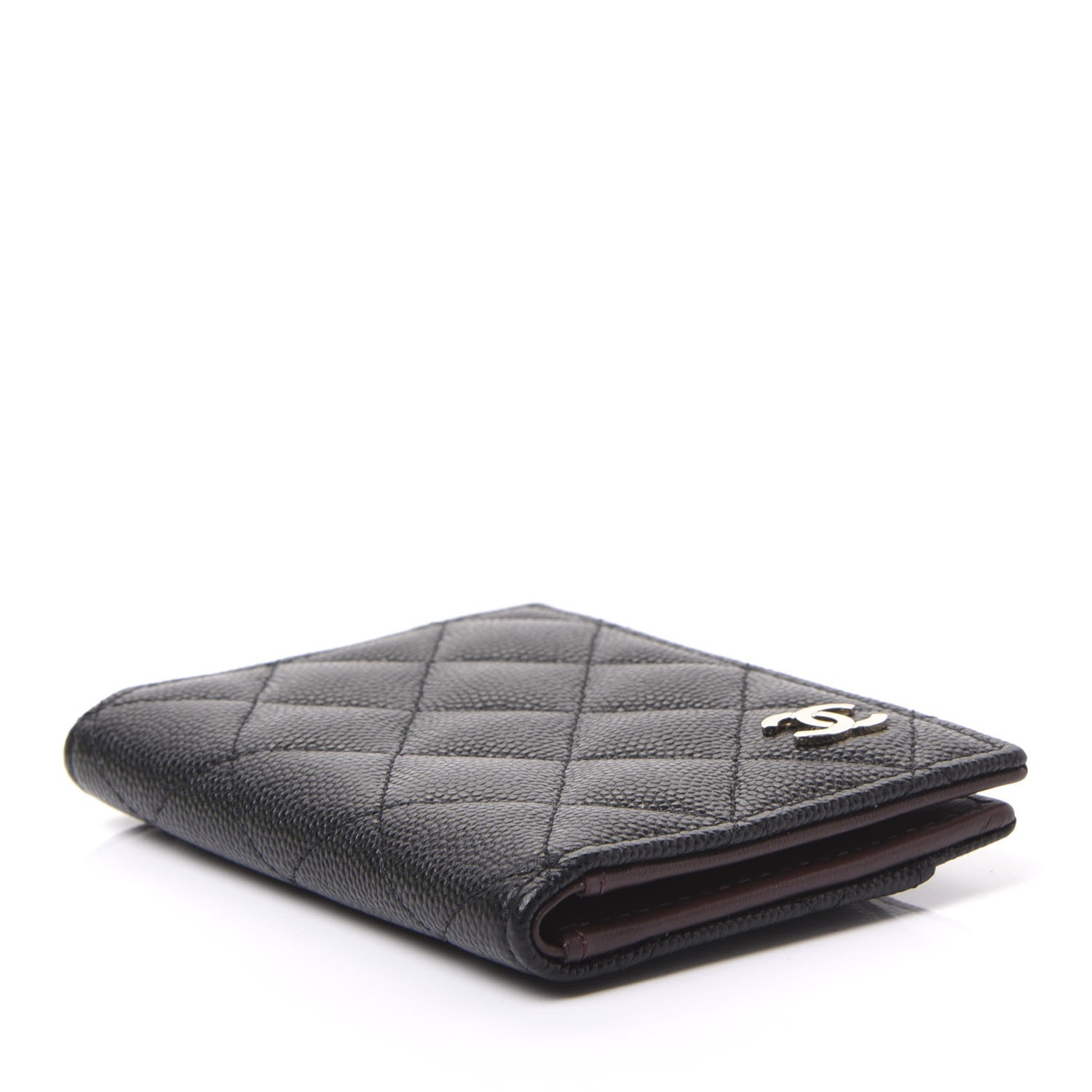 Chanel Caviar Quilted Card Holder Wallet Black 3 of 13
