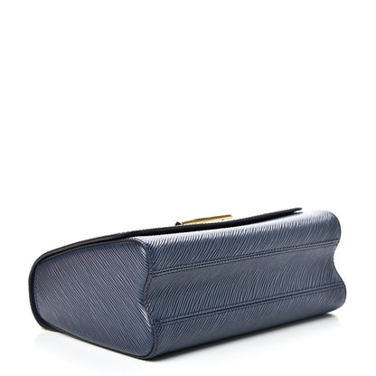 Louis Vuitton Epi Twist Shoulder Bag MM Indigo 3 of 14