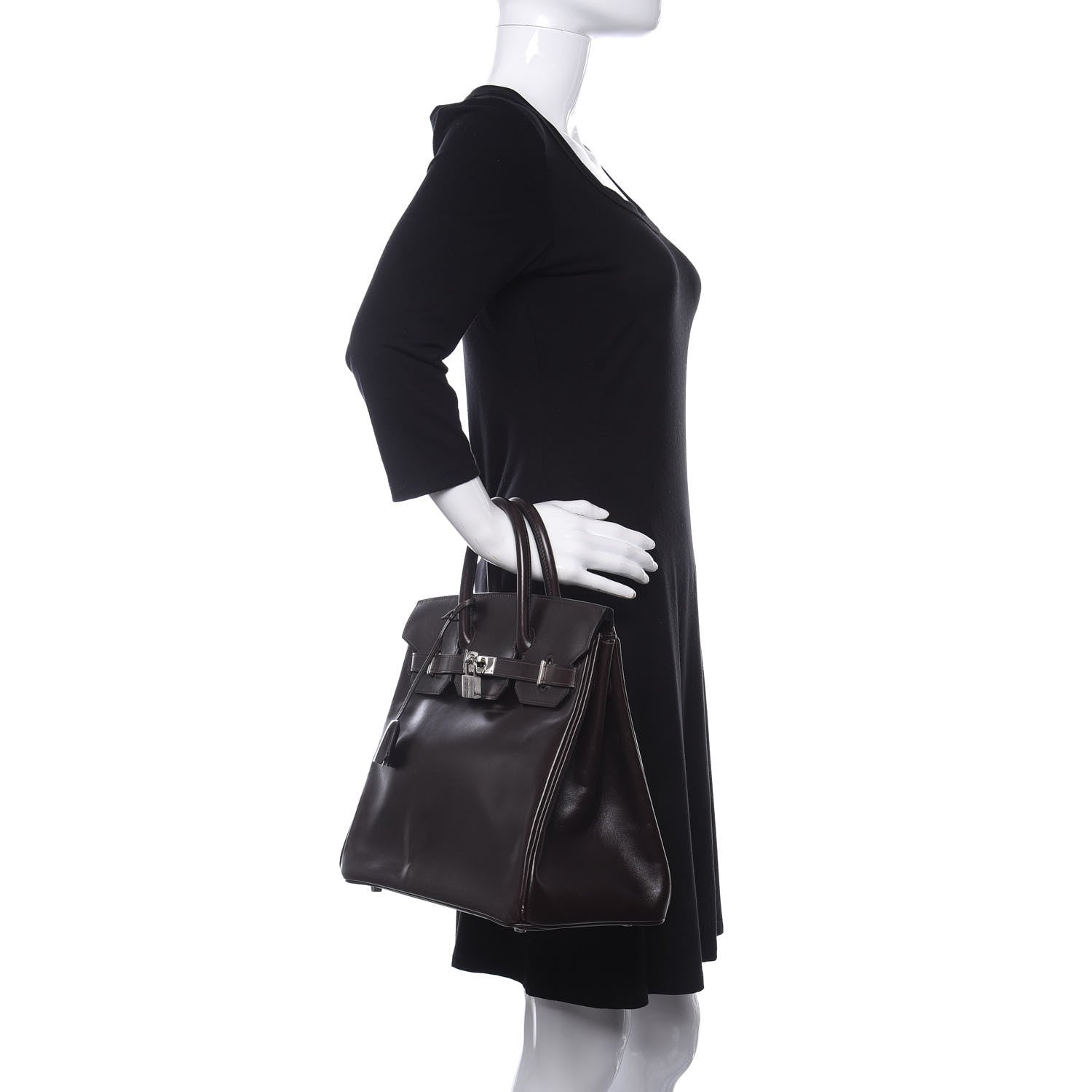 Hermes Box HAC Birkin 32 Chocolate 2 of 11