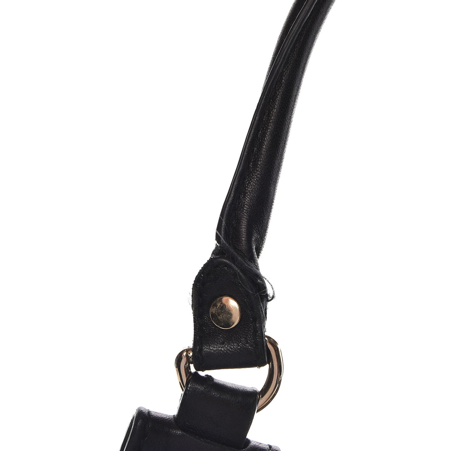 Calfskin Studded Large Pelham Tote Black