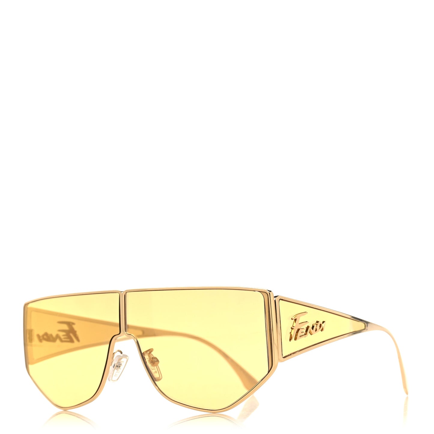Metal Disco Geometric Sunglasses FE 40051/U Gold