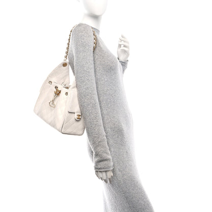 Chanel Caviar Quilted Small Chanel 25 Handbag White 2 of 13