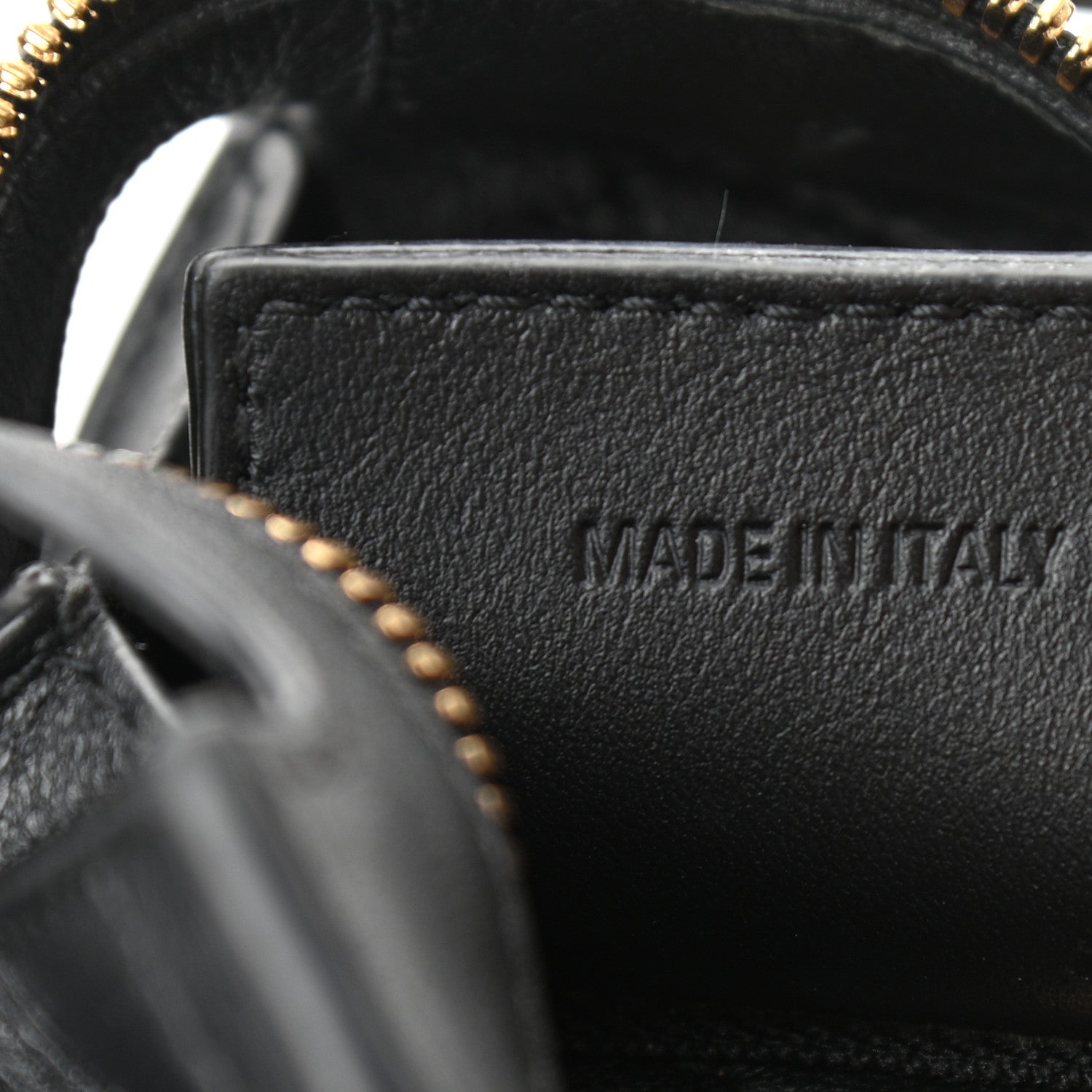 Balenciaga Smooth Calfskin Neo Classic Brass Hardware Nano City Crossbody Black 7 of 11
