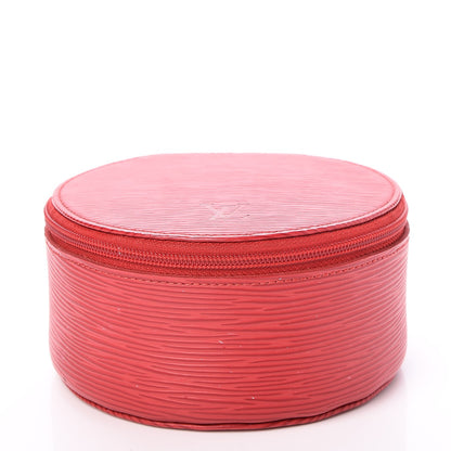 Louis Vuitton Epi Ecrin Bijoux 12cm Jewelry Box Case Rouge 3 of 9