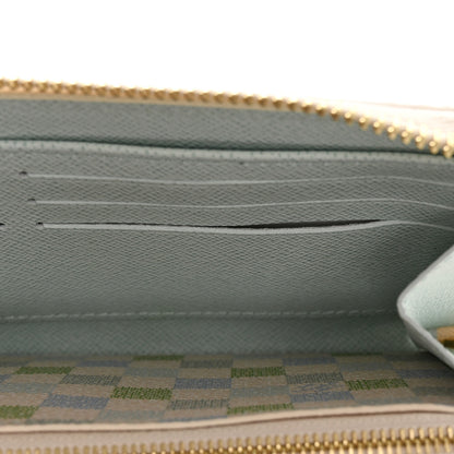 Louis Vuitton Damierlicious Zippy Wallet Pistachio Green 7 of 8