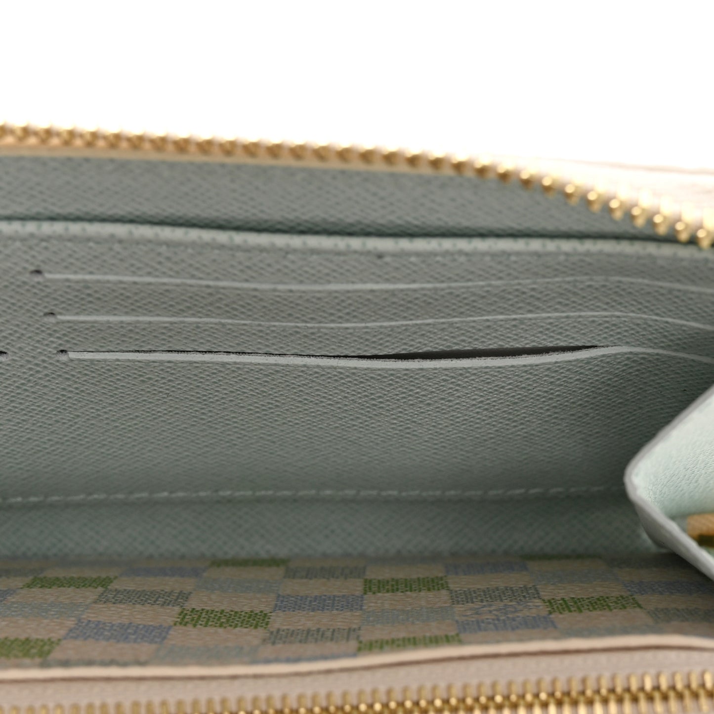 Damierlicious Zippy Wallet Pistachio Green