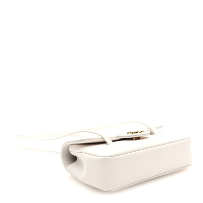 Chanel Shiny Caviar Mini Preppy Coco Shoulder Bag White 4 of 11