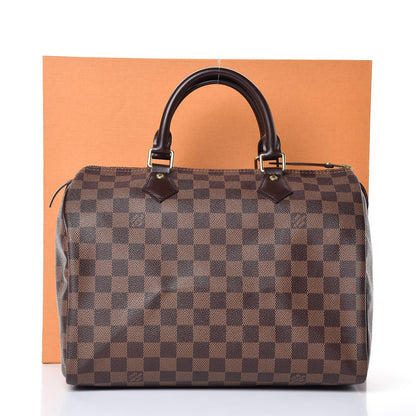 Louis Vuitton Damier Ebene Speedy 30 8 of 8