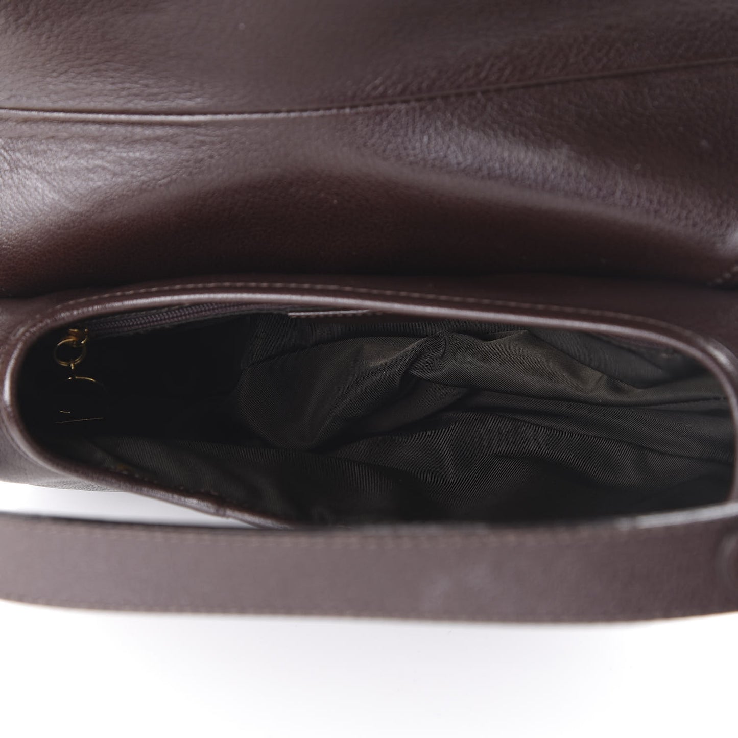 Calfskin Saddle Bag Brown