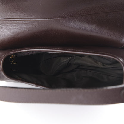 Christian Dior Calfskin Saddle Bag Brown 4 of 9
