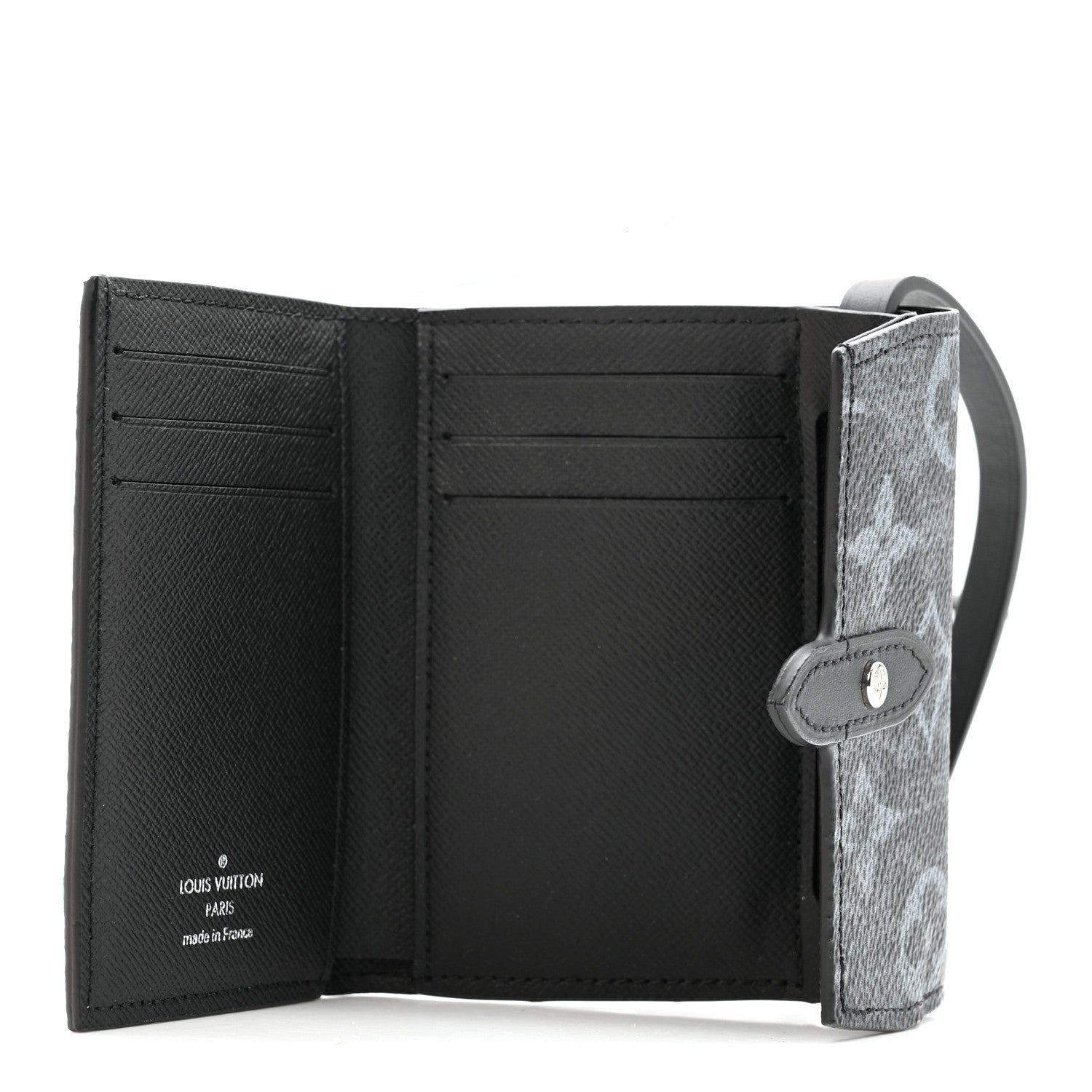 Louis Vuitton Monogram Pastel Cross Card Holder Black 5 of 10