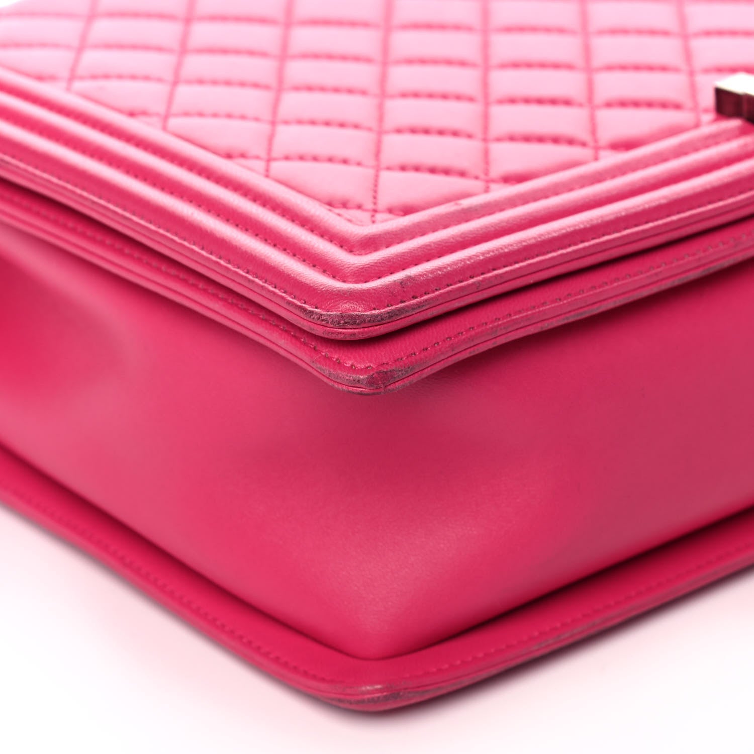 Chanel Calfskin Quilted Large Boy Flap Pink 9 of 14