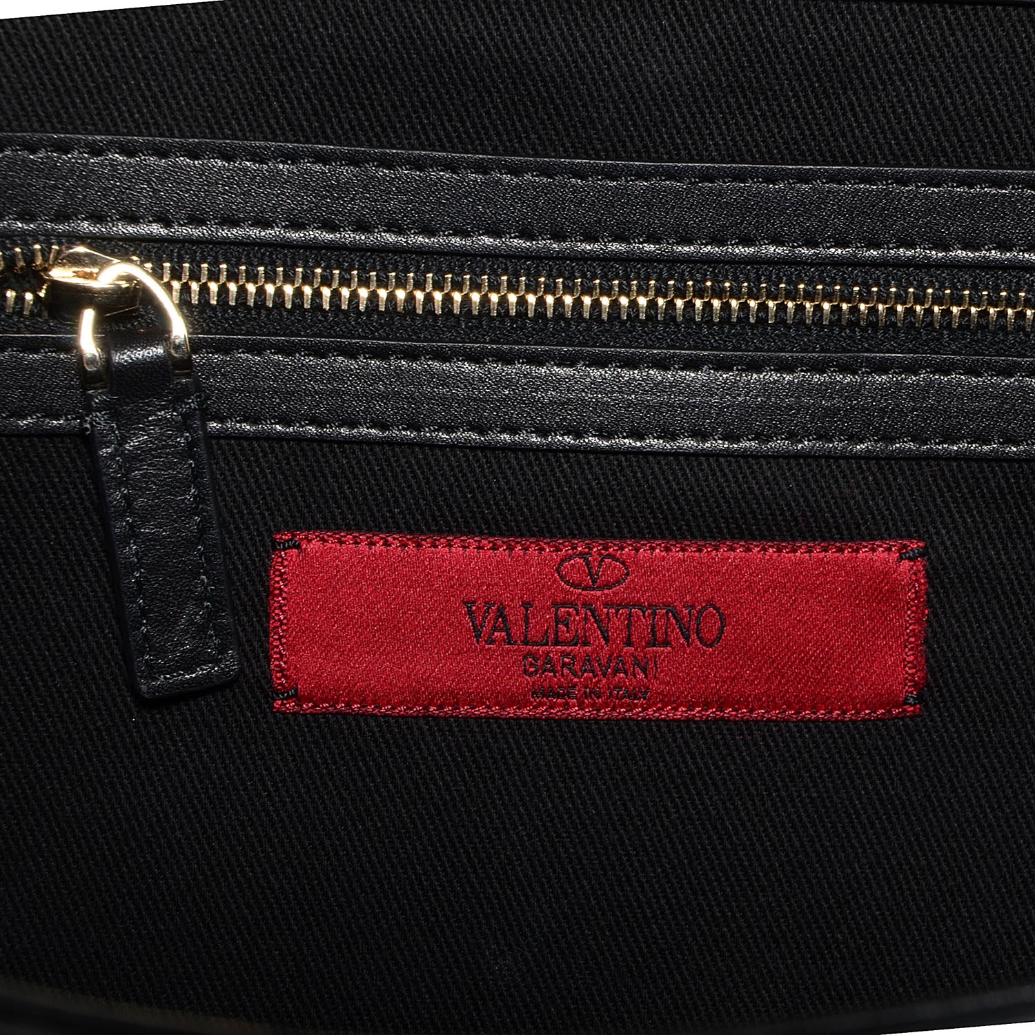 Valentino Garavani Vitello Large Glam Lock Rockstud Flap Black 6 of 7
