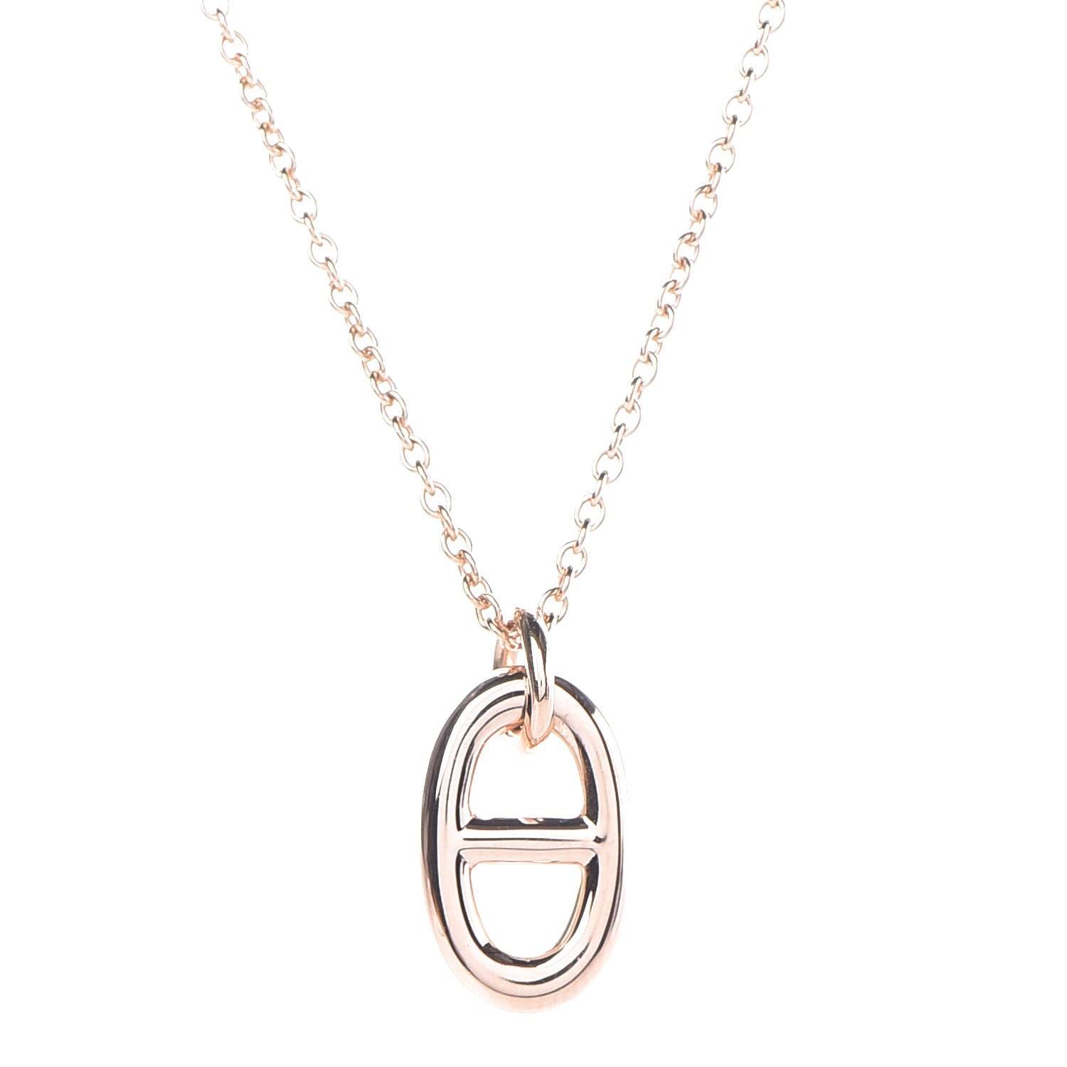 Hermes 18K Rose Gold PM Farandole Pendant Necklace 4 of 7