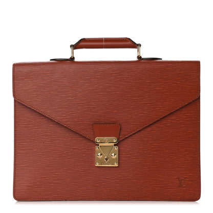 Louis Vuitton Epi Serviette Ambassadeur Briefcase Fawn 1 of 14